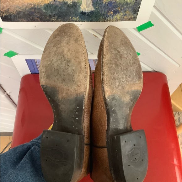 Vintage Hondo Brown Leather Cowboy Boots - Picture 6 of 6